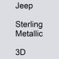 Preview: Jeep, Sterling Metallic, 3D.